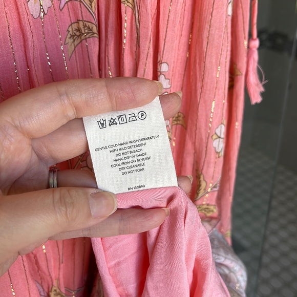 Spell Hendrix Strappy Maxi Dress Dusty Pink - Picture 9 of 10